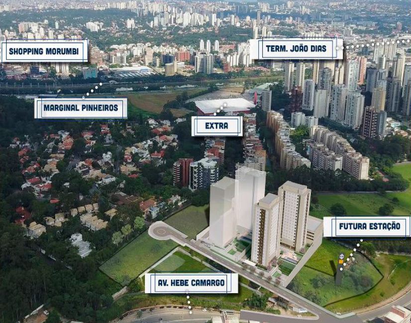 Localização do Plug Morumbi