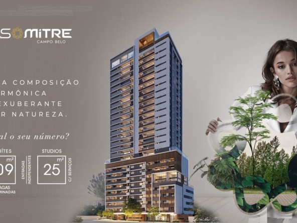 You Now Campo Belo → Studio e Apartamentos de 2 Dorms.