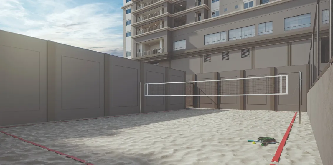 Uma Quadra de Beach Tênis para Mudar a Rotina