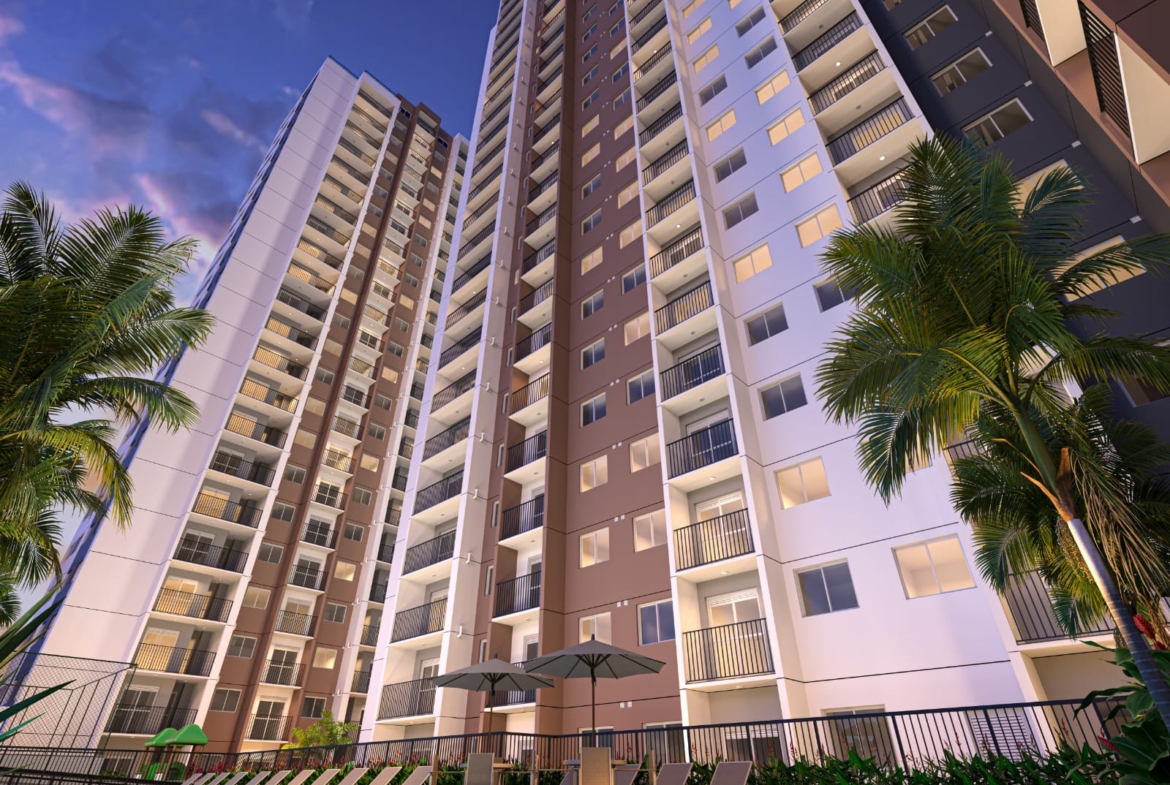 Vibra Veleiros | 2 Dorms com Varanda | Zona Sul SP | MCMV
